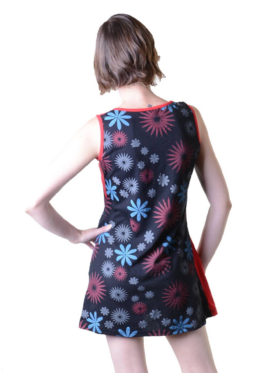 Kunst Und Magie Einzigartige Patchwork Longshirt Tunika Hippie Riesige Ersparnisse