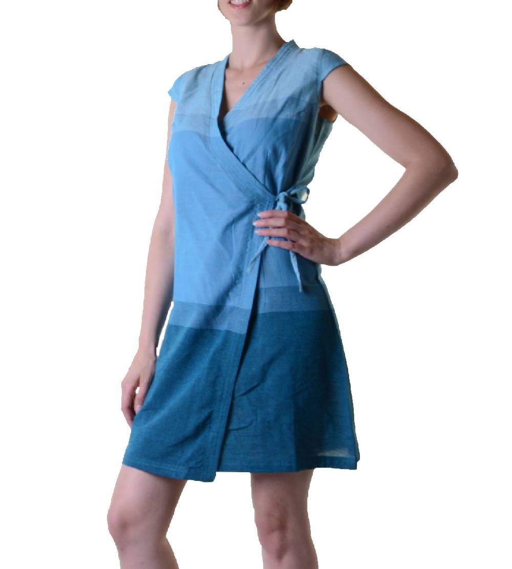 Kunst Und Magie Wickelkleid Tibet Minikleid Tunika Hippie Goa Sommerkleid mehrfarbig Zeitbegrenzte Promotion