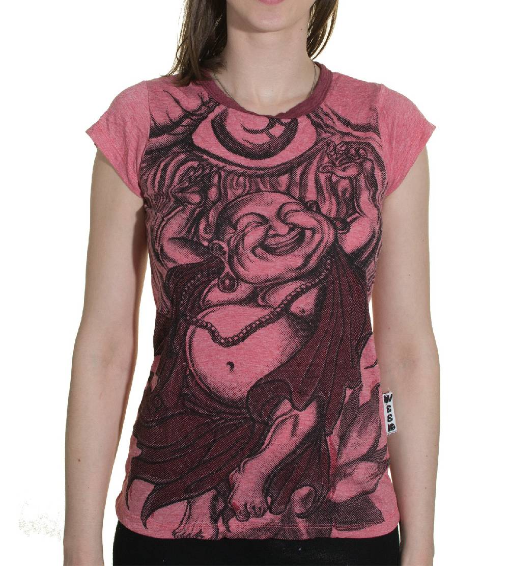 Kunst Und Magie 70er Retro Hippie Top Sure Buddha Smile Auge T-Shirt Online