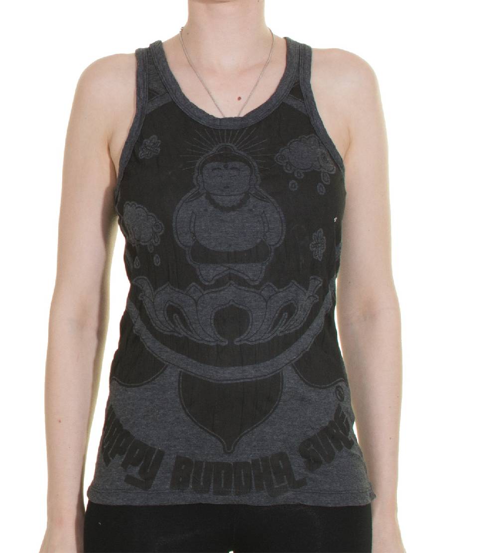 Kunst Und Magie 70er Retro Hippie Trägertop Sure Buddha Lotus Shirt Outlet