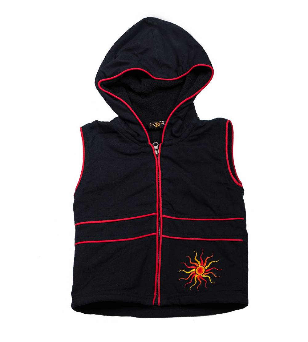 Kunst Und Magie Kunst und Magie Kinder Weste aus Fleece Sweatjacke Hoodie mit Kapuze Bestseller