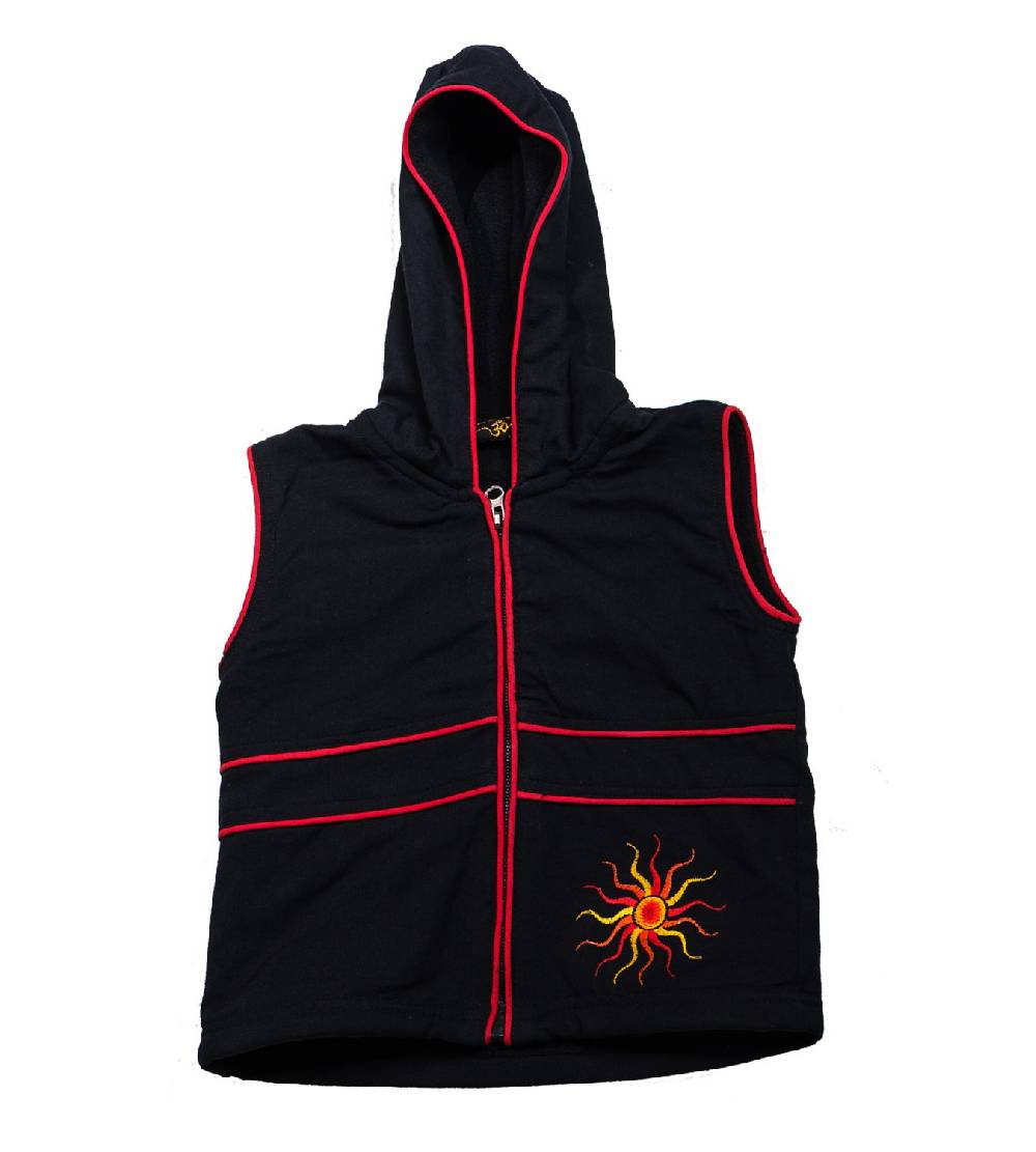 Kunst Und Magie Kunst und Magie Kinder Weste aus Fleece Sweatjacke Hoodie mit Kapuze Bestseller