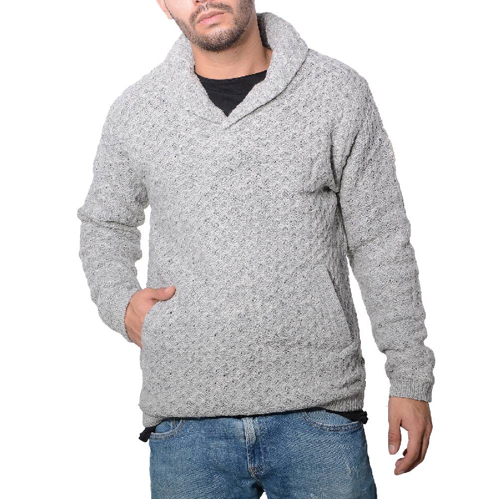 Kunst Und Magie Kunst und Magie Herren Strickpullover Wollpullover mit Schalkragen und warmen Fleecefutter Sonderangebot der Fabrik