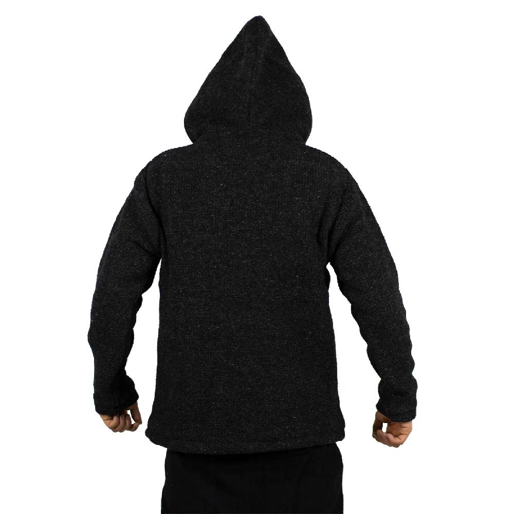 Kunst Und Magie Kunst & Magie Unisex Strick- Wolljacke abnehmbare Kapuze Bis zu 55% Rabatt