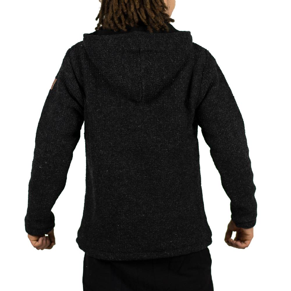 Kunst Und Magie Kunst & Magie Unisex Strick- Wolljacke abnehmbare Kapuze Bis zu 55% Rabatt