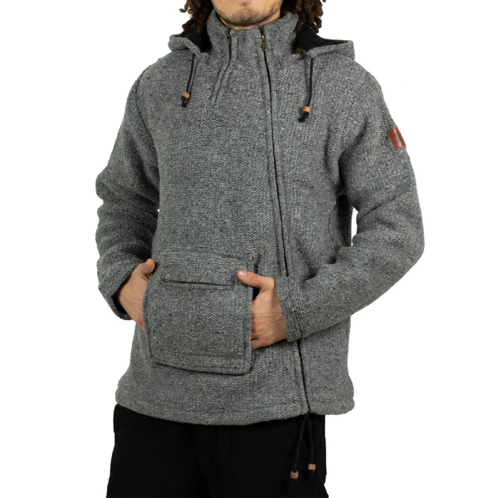Kunst Und Magie Kunst & Magie Unisex Strick- Wolljacke abnehmbare Kapuze Bis zu 55% Rabatt