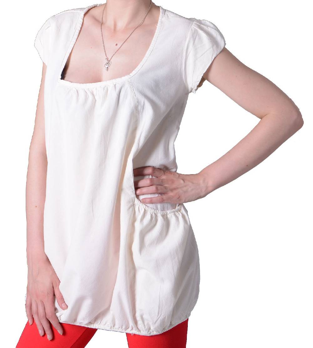 Kunst Und Magie Hippie Sommer-Top Damen Oberteil mit zwei Taschen - Überzieher, Bluse Im Verkauf