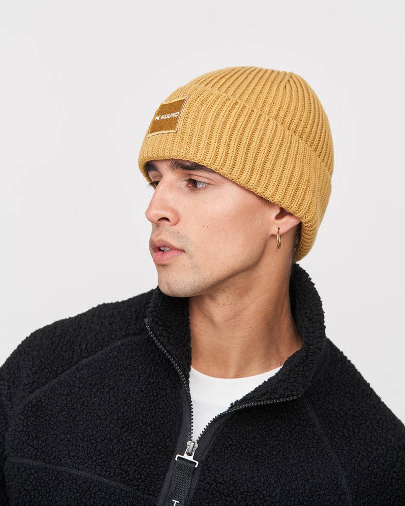 Kuuno Ribbed Cotton Beanie Spicy Pumpkin Bis zu 55% Rabatt