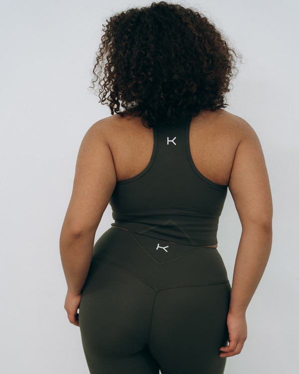 Kuuno Essential High Waist Tights Forest Green Black Friday Preise