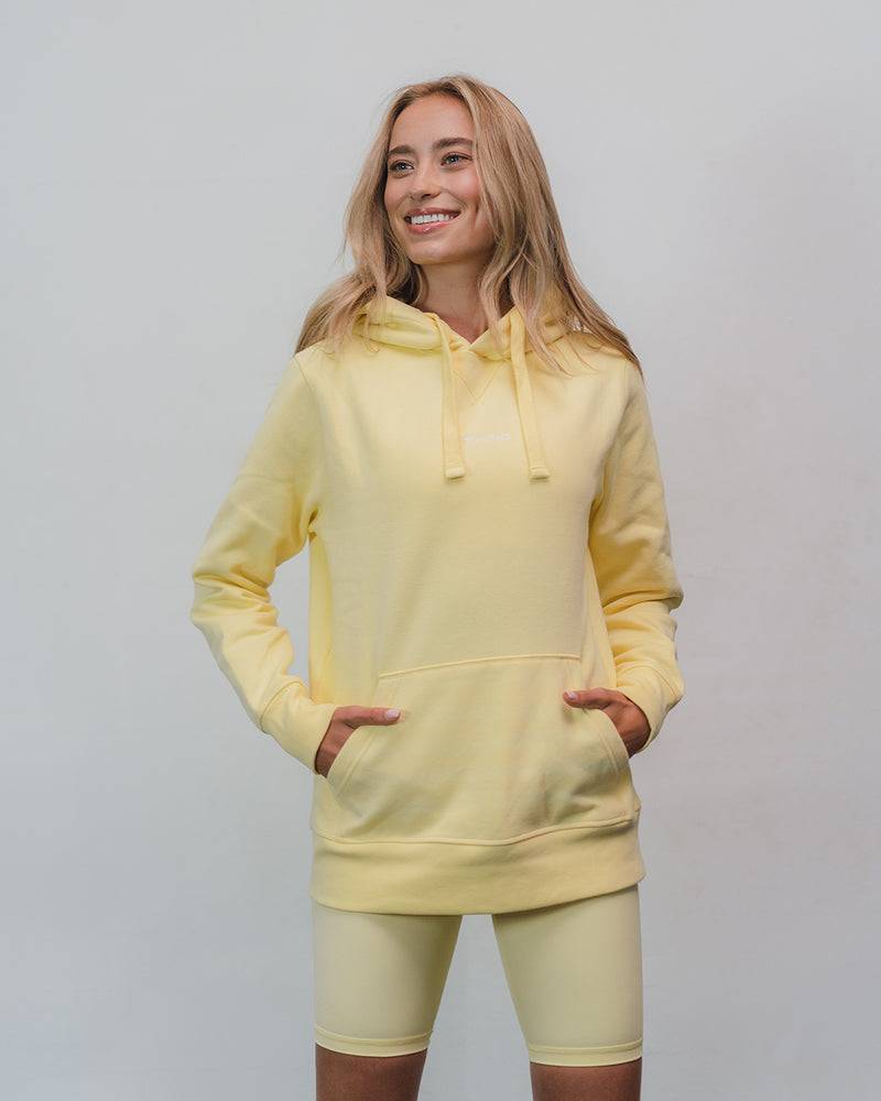 Kuuno Essential Biker Shorts Pale Yellow Online