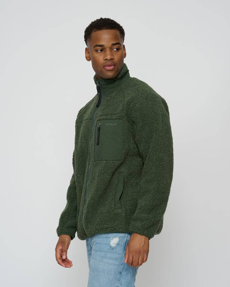 Kuuno Everyday Fleece Jacket Forest Green Fabrikverkauf