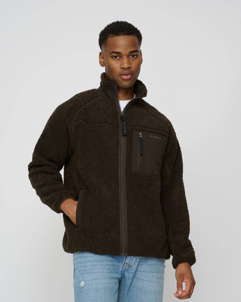 Kuuno Everyday Fleece Jacket Midnight Brown Meist gekauft