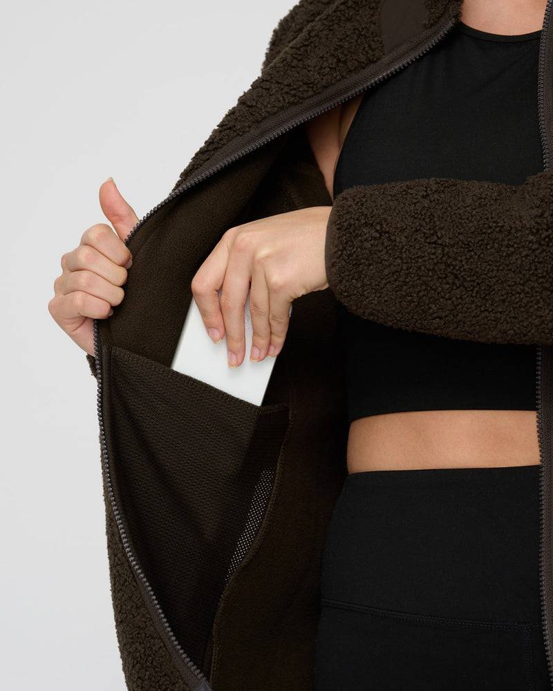 Kuuno Everyday Fleece Jacket Midnight Brown Meist gekauft