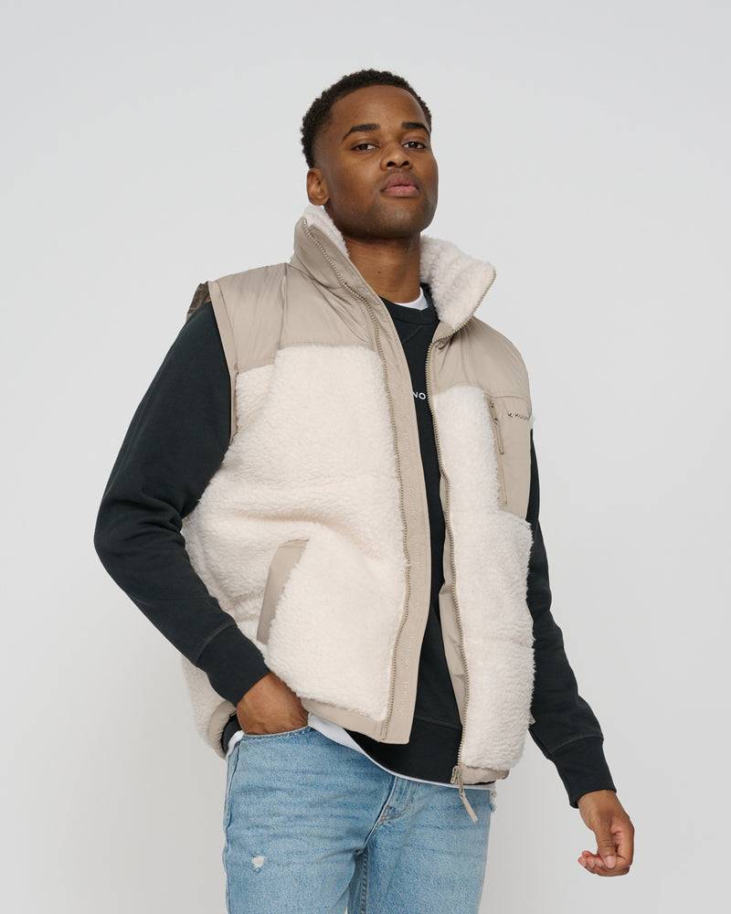 Kuuno Everyday Puffer Jacket Off White Kostenloser Versand