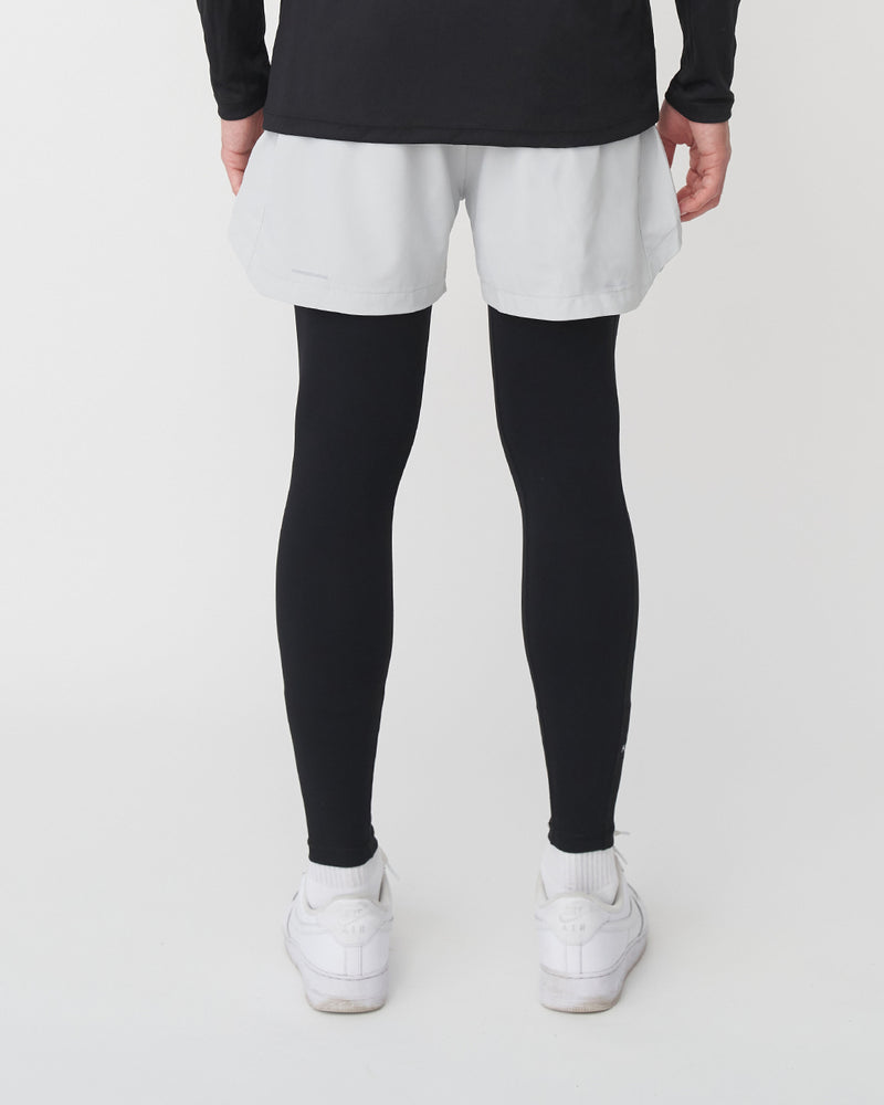 Kuuno Dynamic Long Leg Shorts Simple Grey Rabatt
