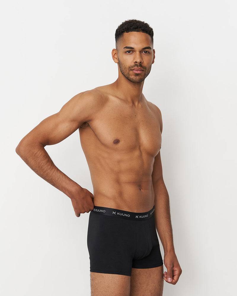 Kuuno 3er-Set Everyday Boxers Short Night Black Versandkostenfrei