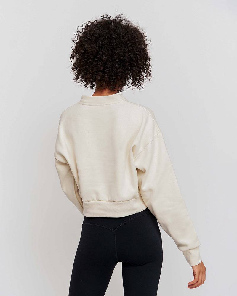Kuuno Essential Cropped Sweater Light Beige Kauf eins, bekomm eins gratis