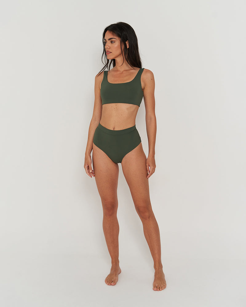 Kuuno Bikini Top Forest Green Tägliche Deals