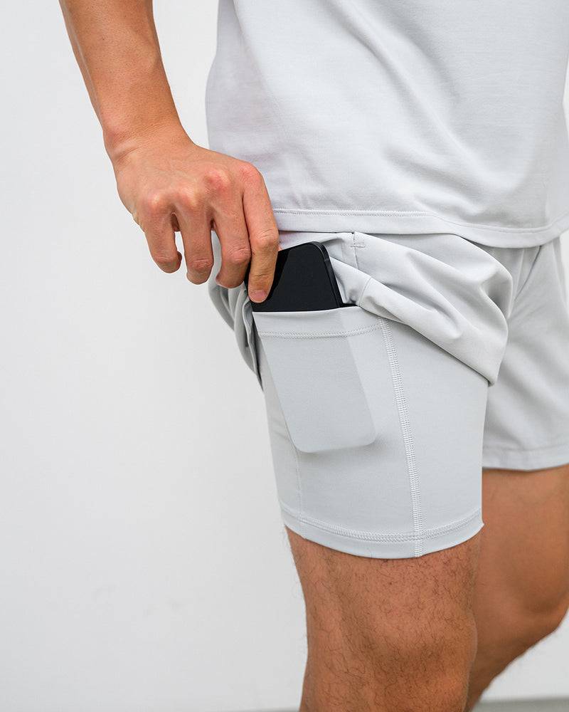 Kuuno Dynamic Sports Shorts Simple Grey Neueste Stile