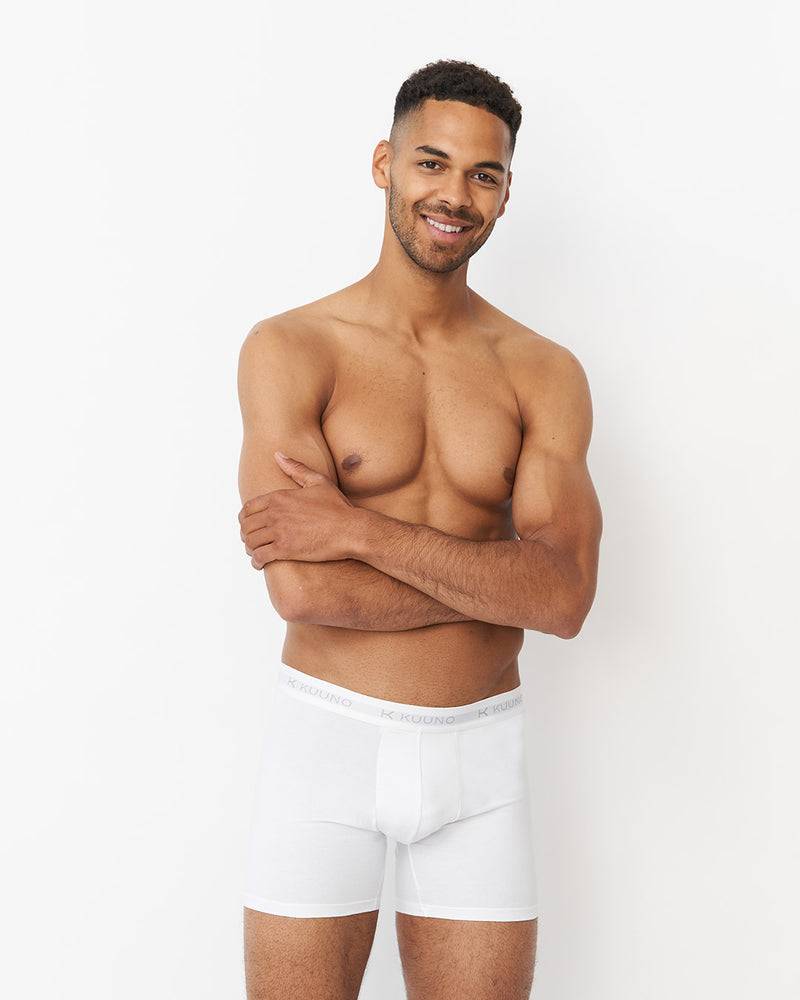 Kuuno 3er-Set Everyday Boxers Long Classic White Bis zu 65% Rabatt