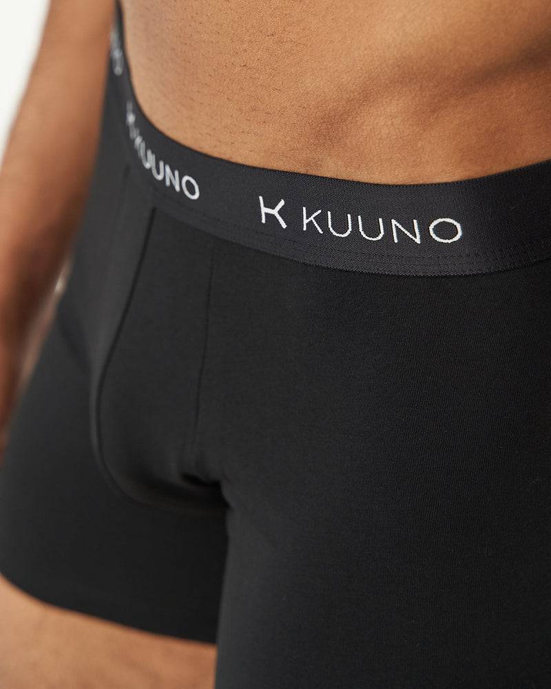 Kuuno 3er-Set Everyday Boxers Long Night Black Vierteljährliche Förderung
