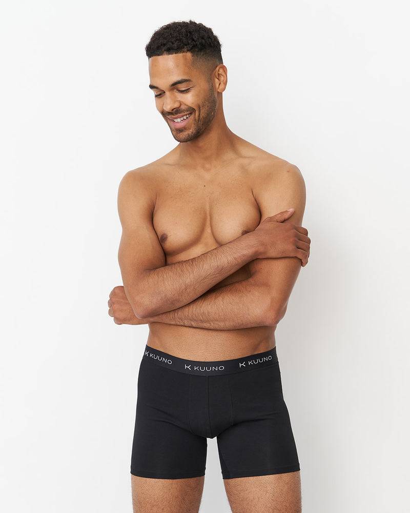 Kuuno 3er-Set Everyday Boxers Long Night Black Vierteljährliche Förderung