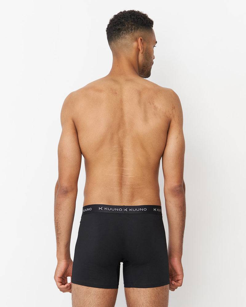 Kuuno 3er-Set Everyday Boxers Long Night Black Vierteljährliche Förderung