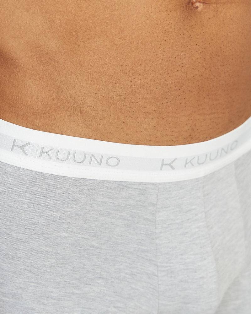 Kuuno Everyday Boxers Long Light Grey Discount Store für neue Produkte