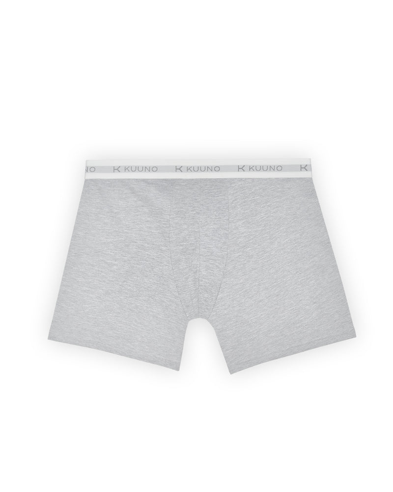 Kuuno Everyday Boxers Long Light Grey Discount Store für neue Produkte