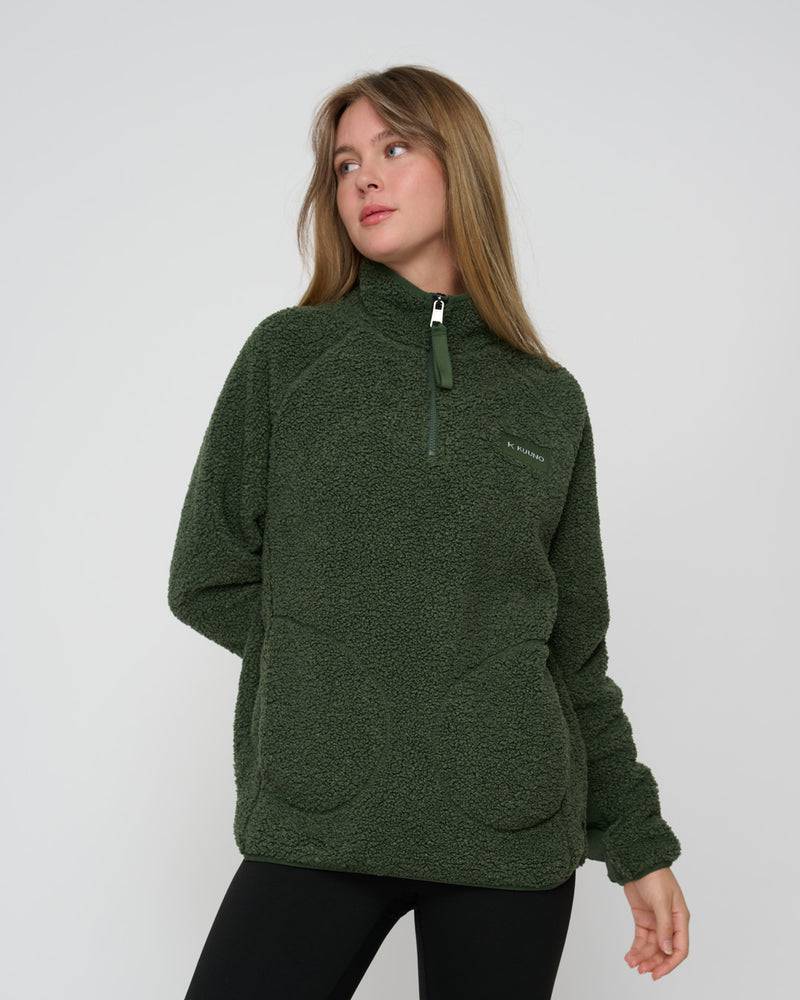 Kuuno Everyday Half Zip Fleece Forest Green Begrenzt auf 3 Tage