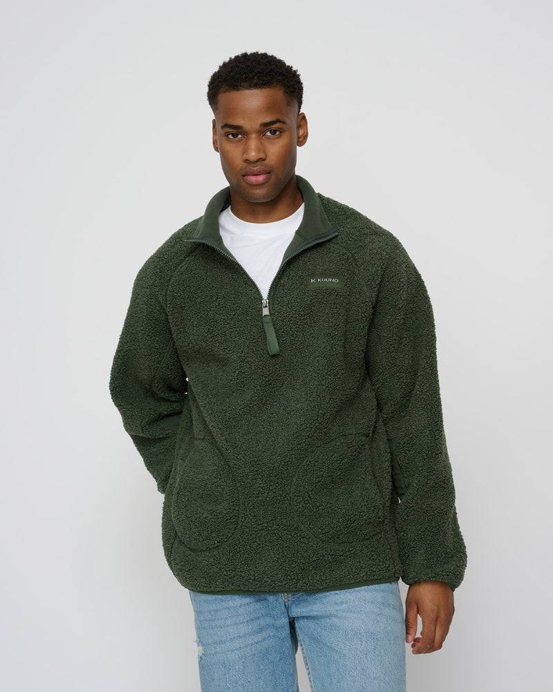 Kuuno Everyday Half Zip Fleece Forest Green Begrenzt auf 3 Tage