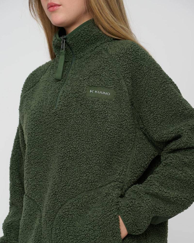 Kuuno Everyday Half Zip Fleece Forest Green Begrenzt auf 3 Tage