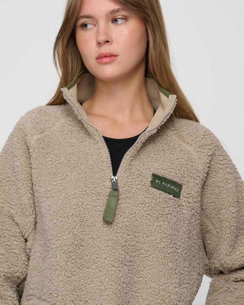 Kuuno Everyday Half Zip Fleece Deep Sand Speichern exportieren
