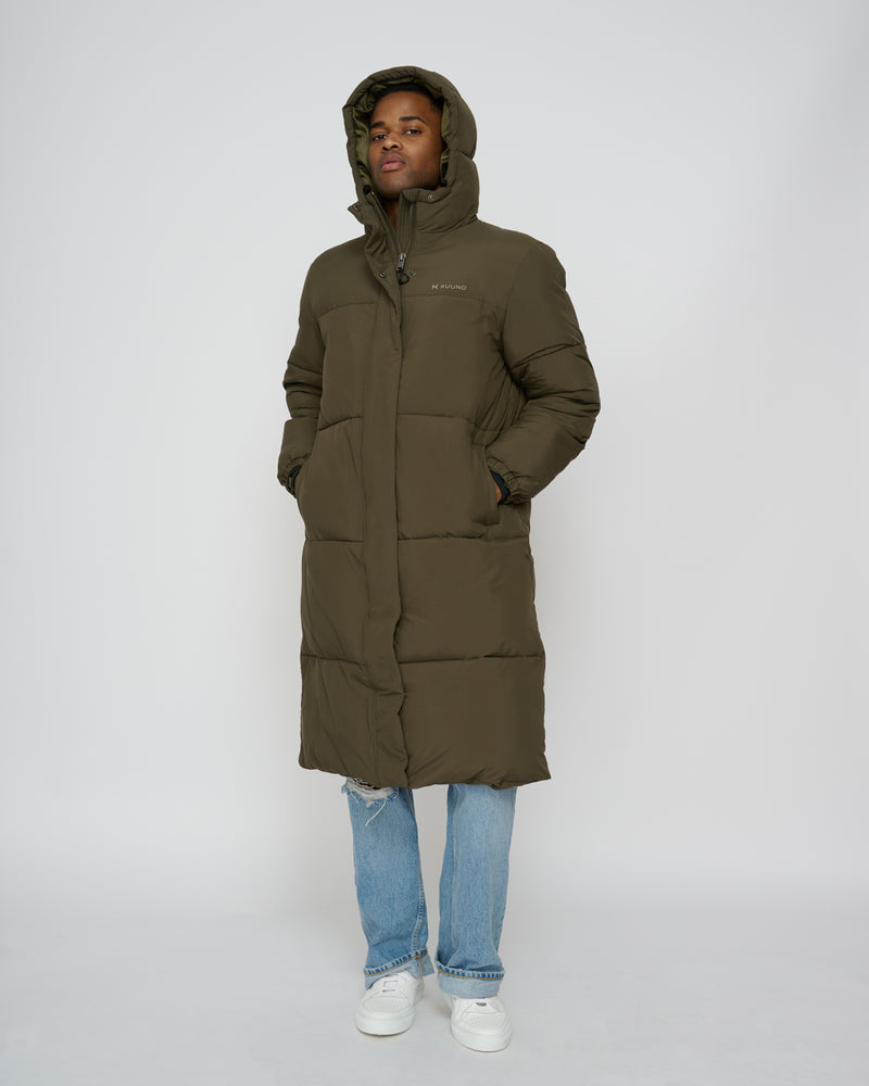 Kuuno Everyday Long Puffer Jacket Forest Green zollfrei