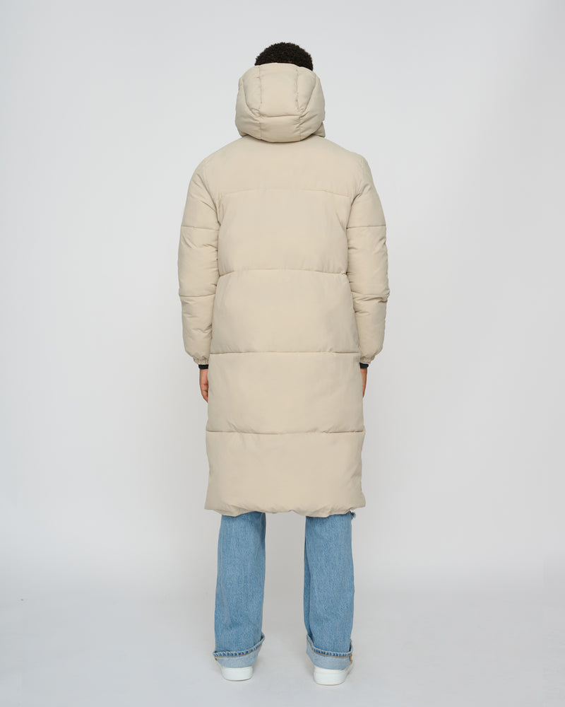 Kuuno Everyday Long Puffer Jacket Light Beige 50% Rabatt für begrenzte Zeit