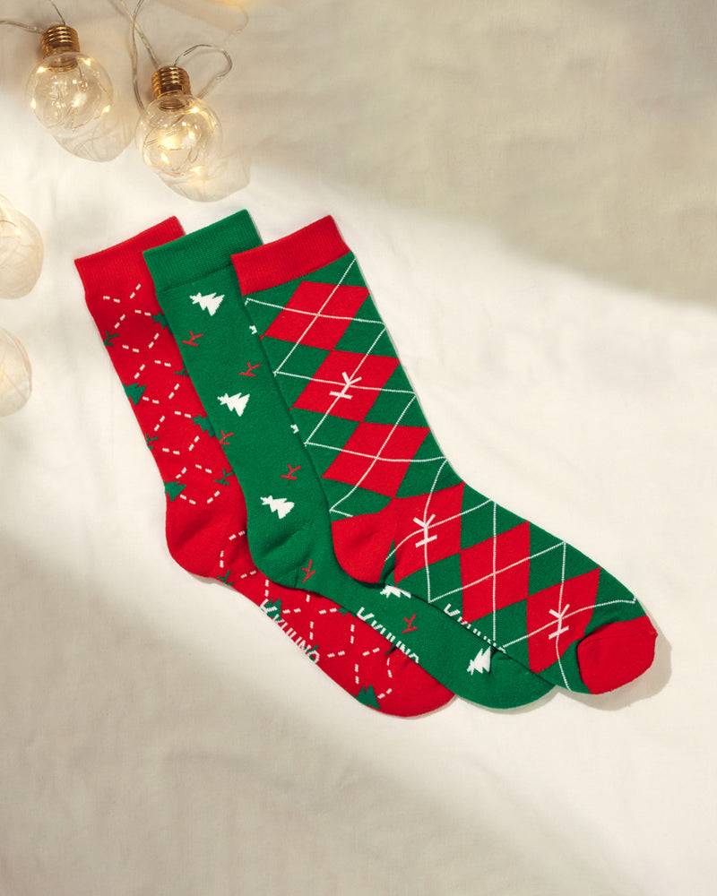Kuuno 3er-Set Christmas Socks Rabatte dieses Monats