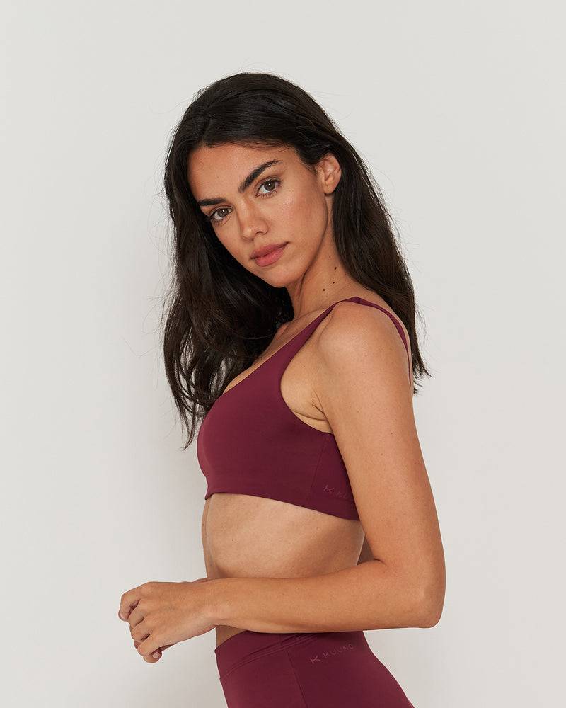 Kuuno Bikini Top Dark Berry Günstiger Verkauf