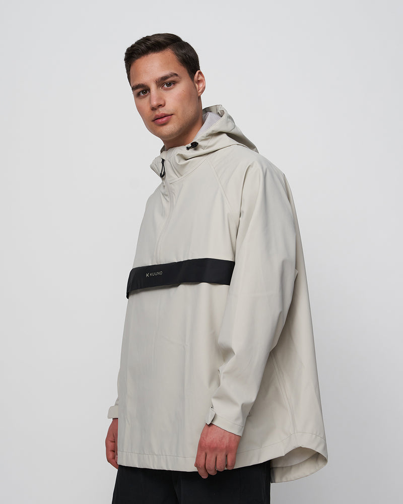 Kuuno Everyday Half Zip Jacket Light Beige Fabrikverkauf