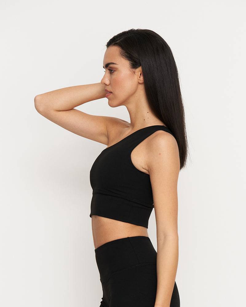 Kuuno Essential One Shoulder Bra Night Black Online Shopping