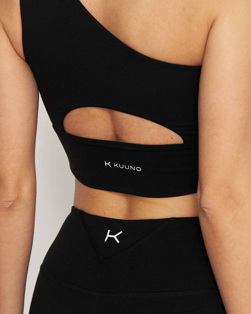 Kuuno Essential One Shoulder Bra Night Black Online Shopping