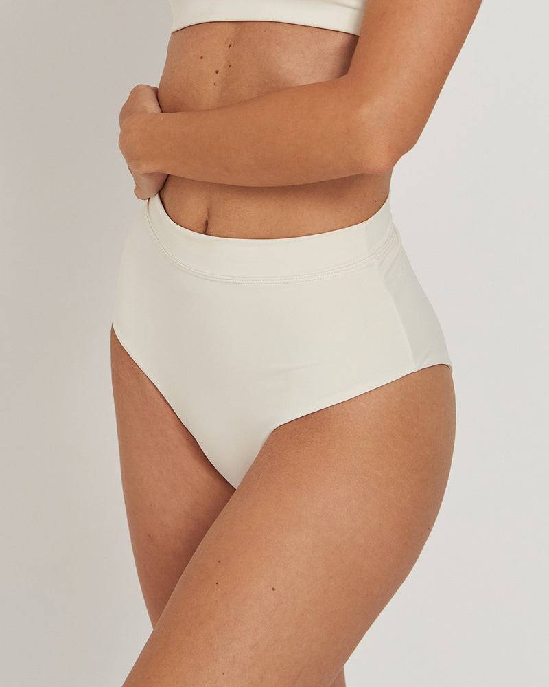 Kuuno Bikini Bottom High Waist Off White Exklusivangebot