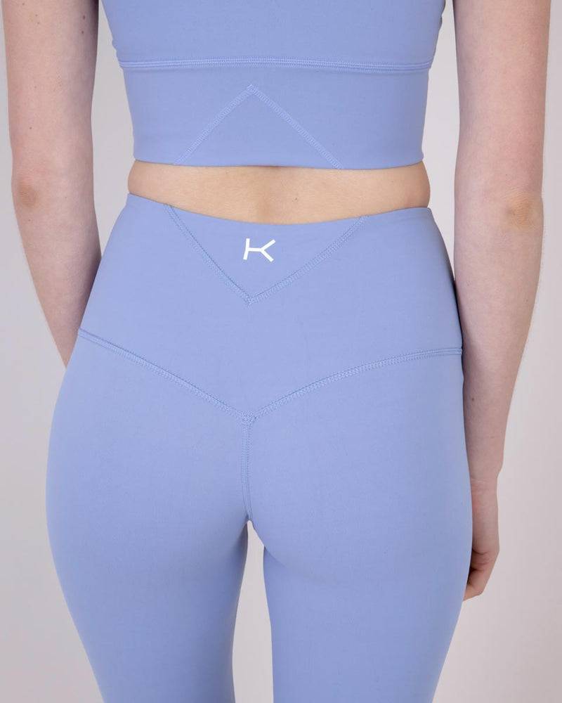Kuuno Tall Essential High Waist Tights Sky Blue Heißer Verkauf