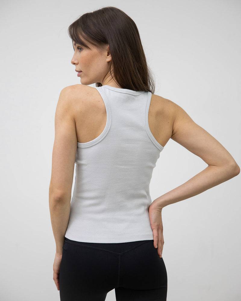 Kuuno Everyday Cotton Tank Top Simple Grey Saisonale Angebote