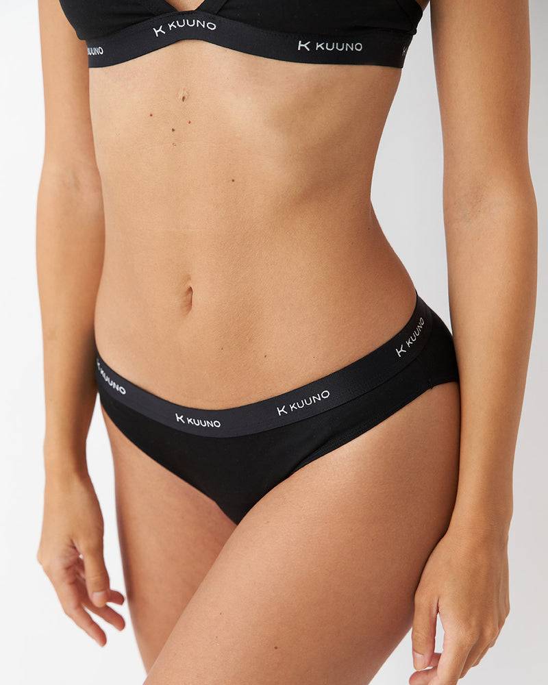 Kuuno 3er-Set Everyday Classic Brief Night Black Räumungsverkauf