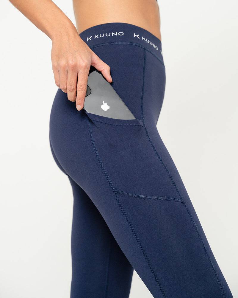 Kuuno Dynamic High Waist Tights Navy Blue Tägliche Deals