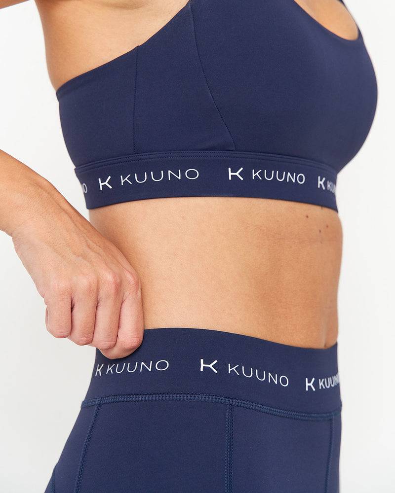 Kuuno Dynamic High Waist Tights Navy Blue Tägliche Deals
