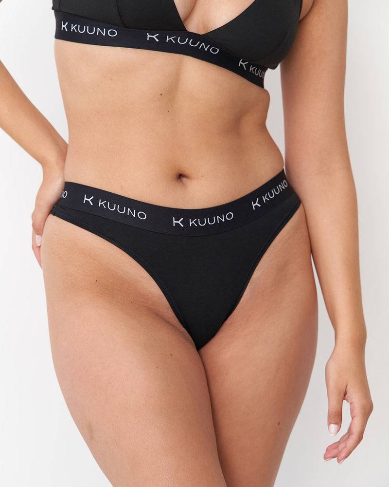 Kuuno 3er-Set Everyday Thong Night Black VIP-Rabatte