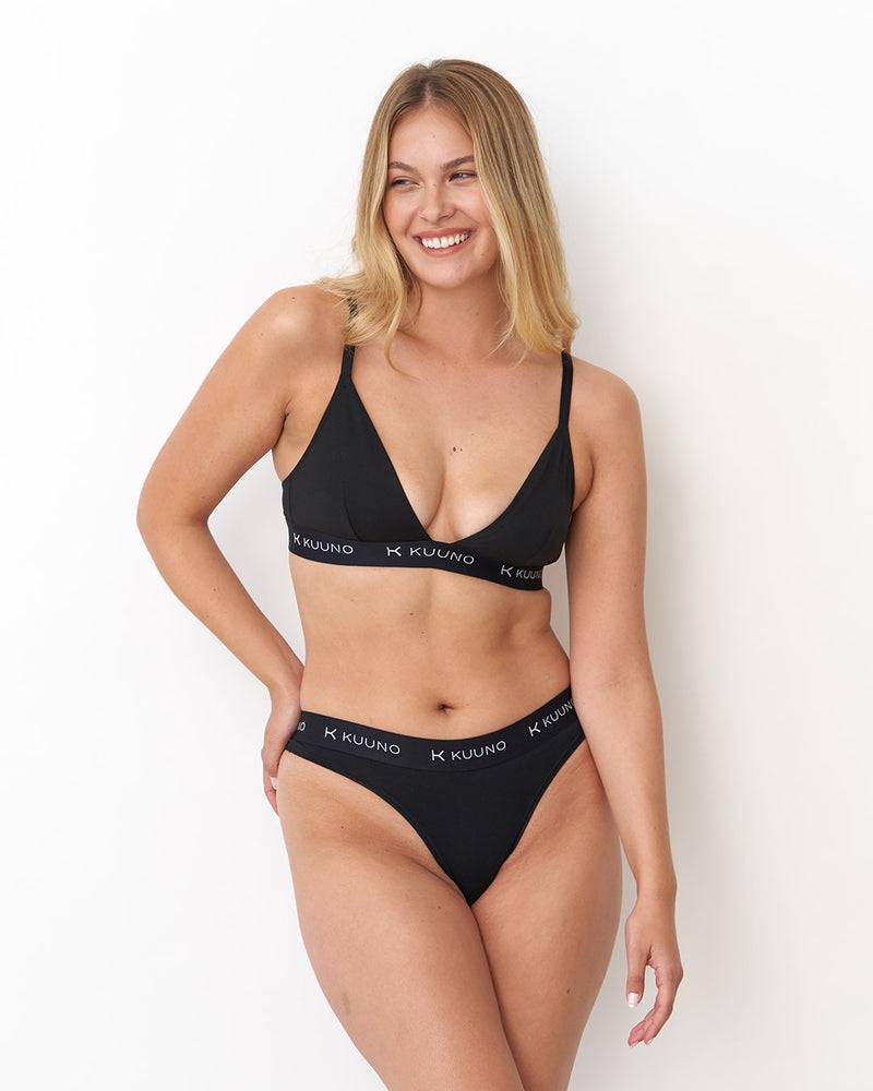 Kuuno 3er-Set Everyday Thong Night Black VIP-Rabatte