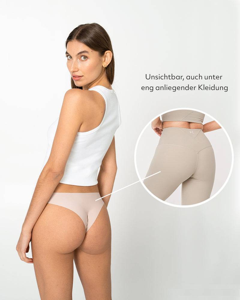Kuuno 3er-Set Seamless Brazilian Brief Natural Blush Letzte 3 Tage