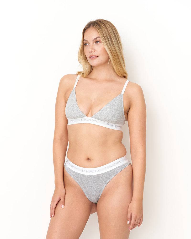 Kuuno Everyday Movement Bra Light Grey Bis zu 50% Rabatt